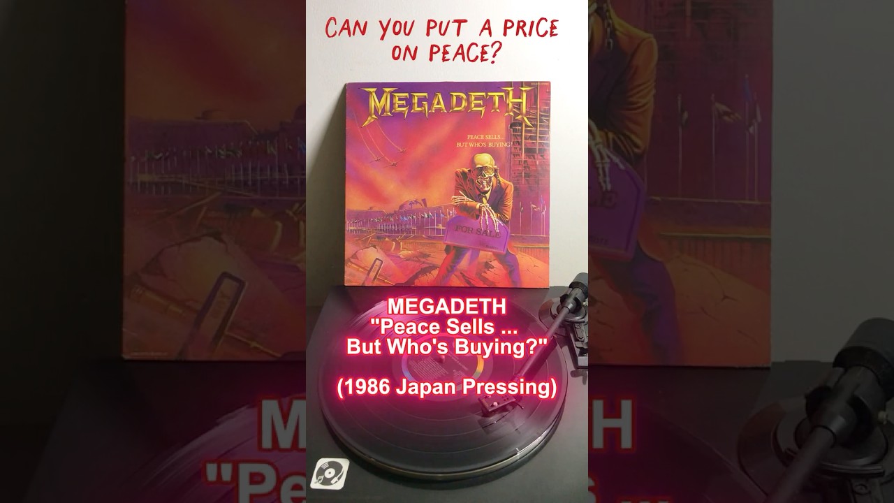 Megadeth - Peace Sells (1986 Japan) | Vinyl Preview #thrashmetal