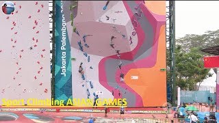 Qualifiers Lead   Sport Climbing Asian Games 2018