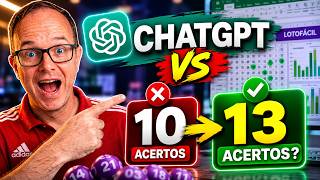 🔥 I Used ChatGPT for Lotofácil... But I Found Something Better! | Excel + AI screenshot 1