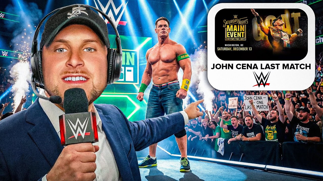 ΤΟ ΤΕΛΕΥΤΑΙΟ MATCH ΤΟΥ JOHN CENA ΣΤΟ SATURDAY NIGHT'S MAIN EVENT!🫡