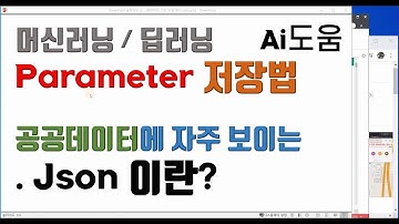 공공데이터 에서 보이는 .json 확장자는 무엇일까요? | 패러미터 저장 형식 1화