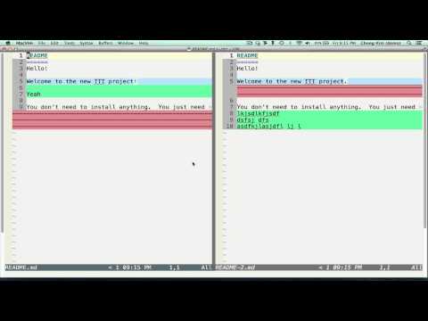 vim tips 6 - vimdiff