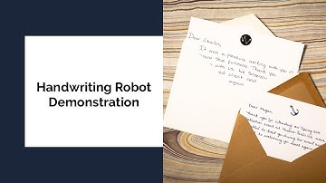 Handwritten Notes - Robot Writing Example