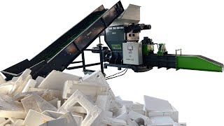 EPS Foam Screw Compactor/EPS Compactor/Polystyrene Baler/Styrofoam Densifier/Polystyrene Compactor