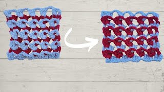 How to Crochet Reversible Crochet Stitch | One Row Repeat