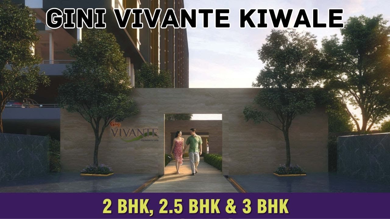 Gini Vivante kiwale  3 bhk flat housing tiger Housingtiger.com