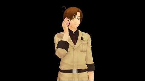 [MMD] Motion practice,- tracing,  One minute