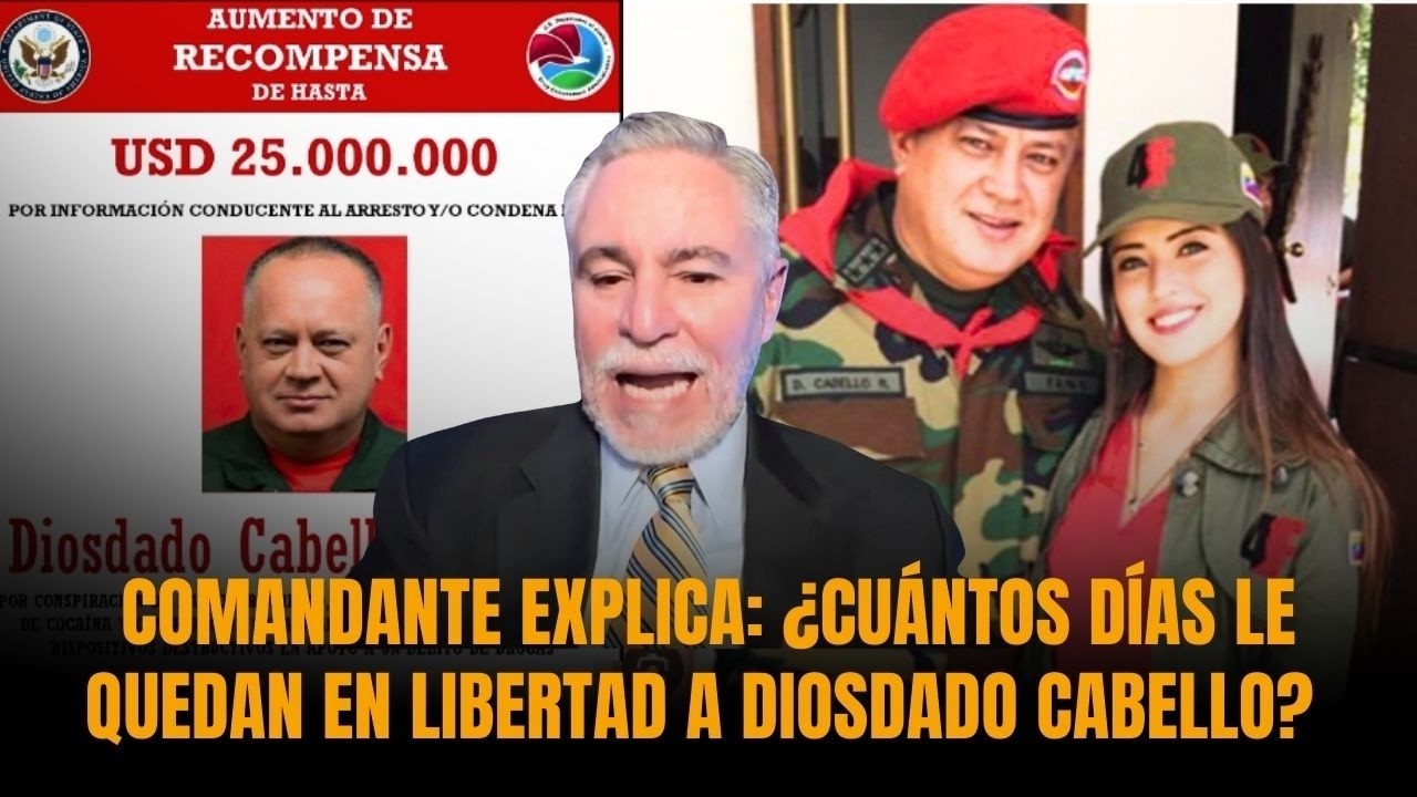 COMANDANTE EXPLICA: ¿CUÁNTOS DÍAS LE QUEDAN EN LIBERTAD A DIOSDADO CABELLO? | Sánchez Grass