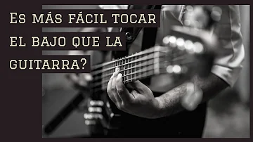 ¿Es difícil tocar el bajo?