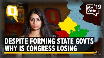Exit Polls: Despite Forming State Govts & Performing Better, Why is Congress Losing? | The Quint