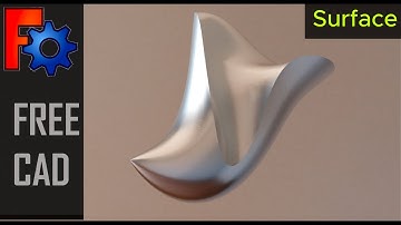 Create A Sculpture Using Curve WB and Surface WB In FreeCAD