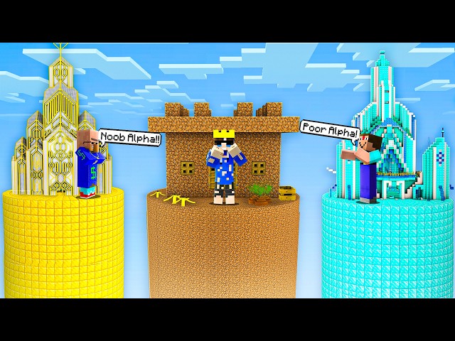 From POOR to RICH Chunk in Minecraft