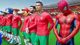 RONALDO,SPIDERMAN,RONALDO,SPIDERMAN,RONALDO,SPIDERMAN AND MESSI & HULK ... THE GOAT screenshot 5