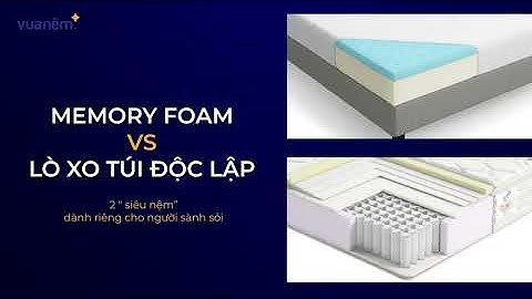 So sánh nệm cao su và foam và lò xo