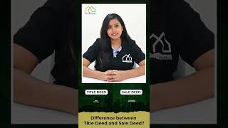 📜Difference between Sale Deed and Title Deed 📃 | BuildX.Homes