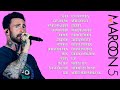 Maroon 5 Greatest Hits 2025 Maroon 5 Playlist Maroon 5 Greatest Hits 2025 Maroon 5 Playlist