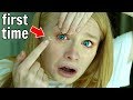 Putting Contact Lenses in for the First Time! 👁 *painful*