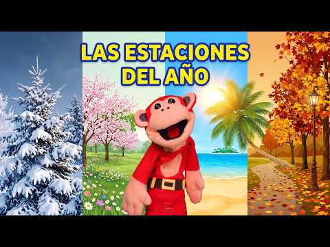 THE SEASONS OF THE YEAR MONOSYLLABLE EDUCATIONAL CHILDREN'S SONGS 4K