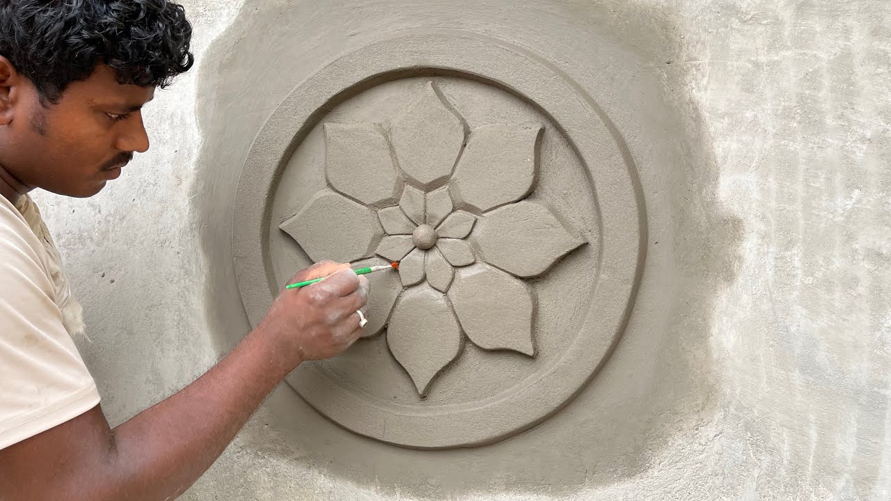 Wall Flower Design YouTube