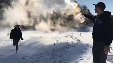 ❄️Boiling Water to Ice/Vapor Instantly! [ -20℉ ]❄️