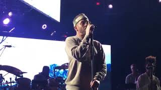 tobyMac performing 21 Years live February 4, 2020 at the Chesapeake Energy Arena in Oklahoma City OK