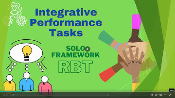 INTEGRATIVE PERFORMANCE TASKS GAMIT ANG SOLO FRAMEWORK