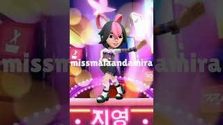 Subway Surfers Ji-Yeong With Ribbon Animation Request By -R9R