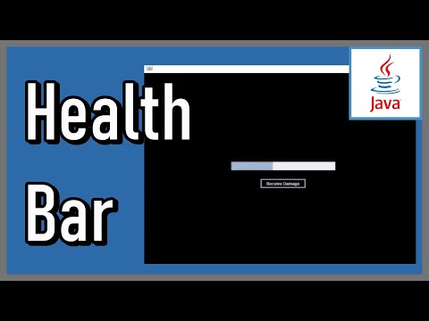 [Java Code Sample] Create a Health Bar with JProgressBar