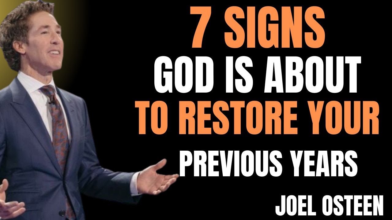 Tired of Waiting for God's Restoration? 7 Clear Signs Your Breakthrough Is Near motivation speech !