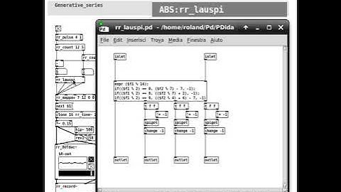 PDida (Pure Data) help patch: Melody Generation/Harmony Construction - lauspi