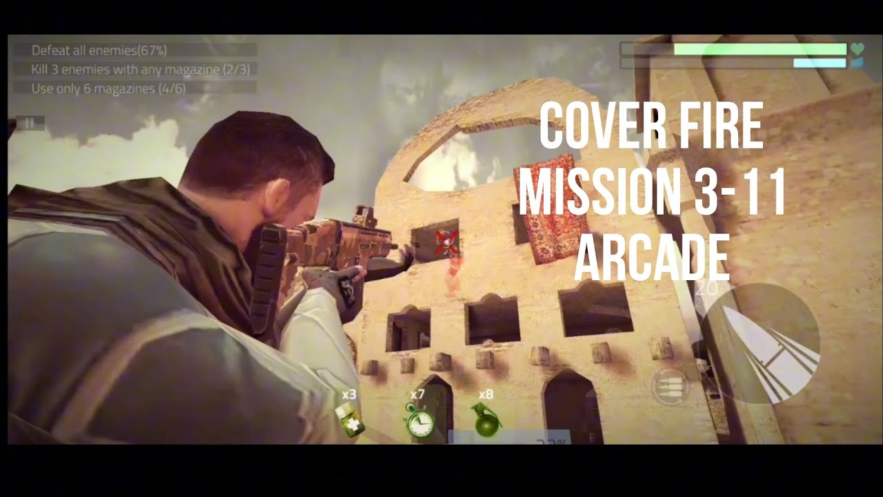 COVER FIRE MISSION 3-11 (ARCADE) GAMEPLAY