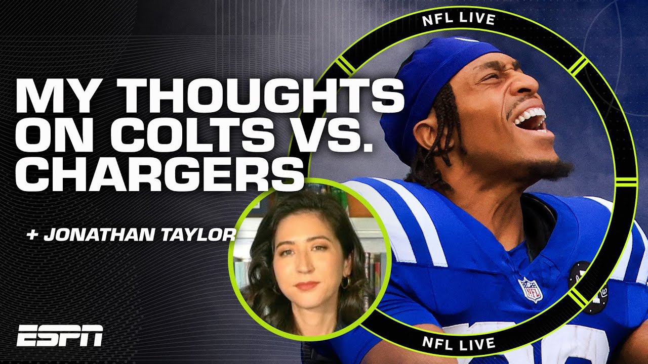 Jonathan Taylor is the KEY for the Colts vs. the Chargers 🔑 | NFL Live