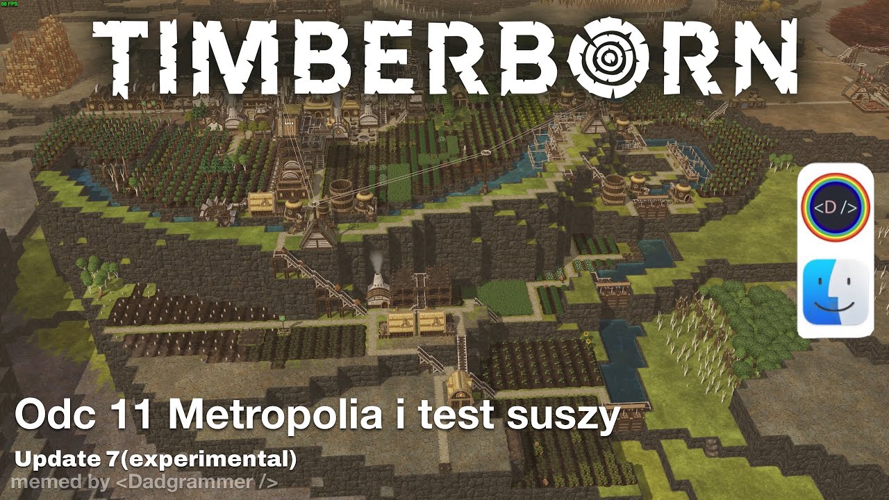Timberborn #11 Metropolia i test suszy Update 7 (experimental) macOS