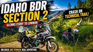 Lost Control Fell Of The Trail Into the Ditch / Idaho BDR Sec 2