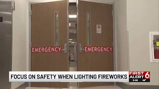 Focus on safety when lighting fireworks