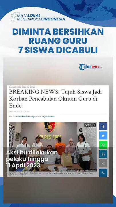 Berdalih Diminta Bersihkan Ruangan Guru, 7 Siswi Dicabuli Oknum Guru dan Beraksi saat Sekolah Sepi