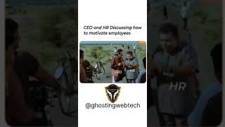 POV: CEO and HR discussing how to motivate employees