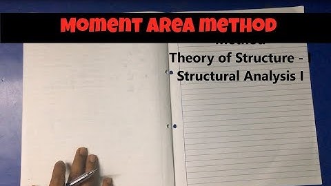 Moment Area Method Part II |Deflection And Slope | Structural Analysis I | Theory of Structure |
