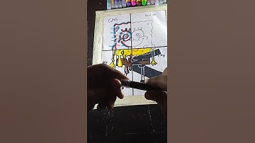 One drawing but four✨️different✨️styles Part 3 - Drip style sponge bob #shorts #drawing #spongebob