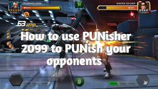 How to Use PUNisher 2099 #mcoc #punisherbuff #punisher2099buff