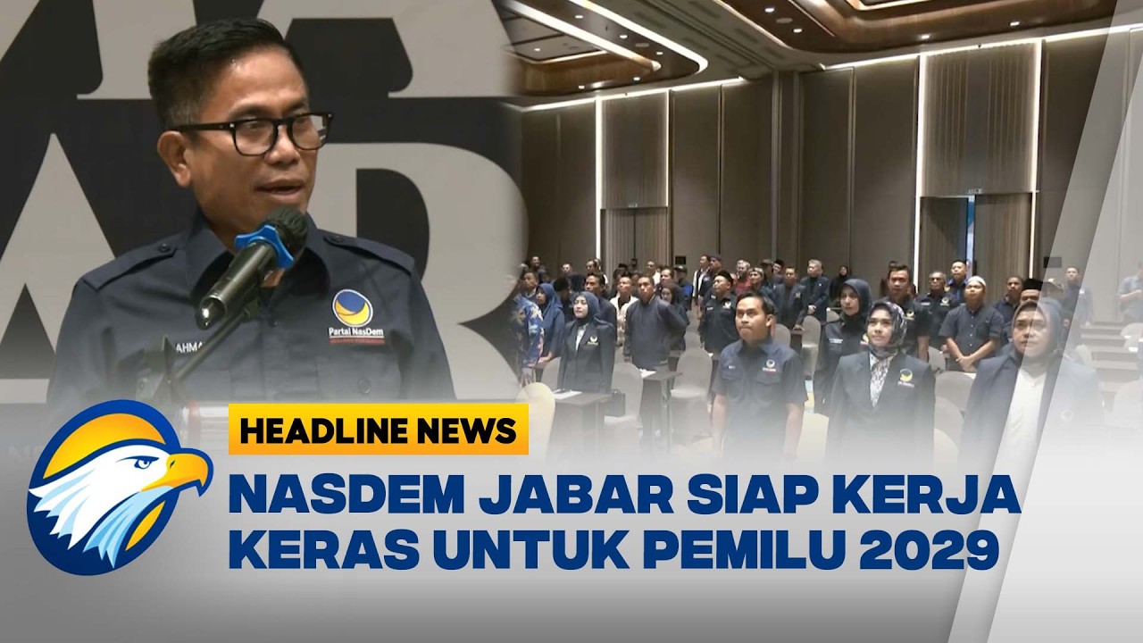 [HEADLINE NEWS 07/03]  Saan Mustopa Tekankan Kerja Keras Menuju Pemilu 2029