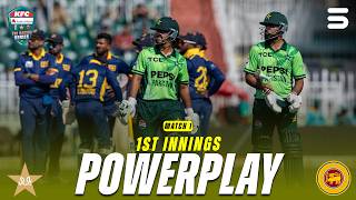 1st Innings Powerplay | Pakistan vs Sri Lanka | Match 1 | ODI Tri-Series 2026 | PCB | M9S1J