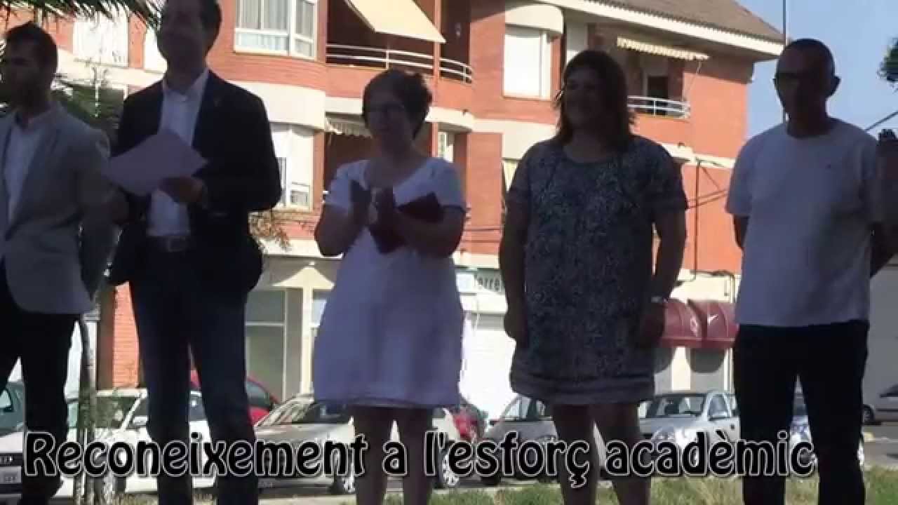 Acte de reconeixement a l'esforç acadèmic-2015