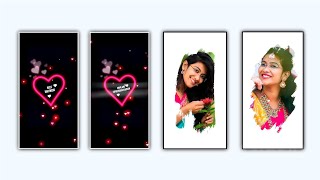 New Style Full Pink Heart Flying Lyrical Video Editing in Kinemaster App Heart WhatsApp Status screenshot 5