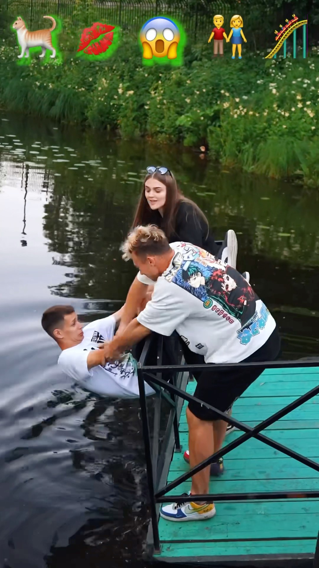 Parkour Pranks and Stunts with Emojis pt.23?#kiryakolesnikov #prank #funny #stunt #parkour #comedy