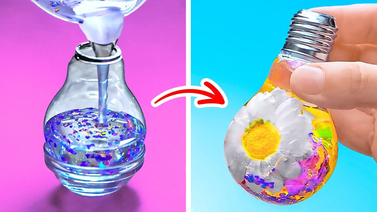 ⁣Mind-Blowing Crafts Made Out Of Epoxy Resin You Can Make In 5 Minutes