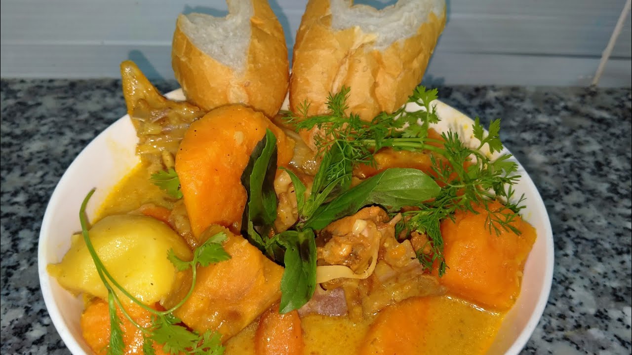 Cách nấu cà ri gà thơm ngon quét sạch bánh mì #béo thơm ngon vừa phải ...