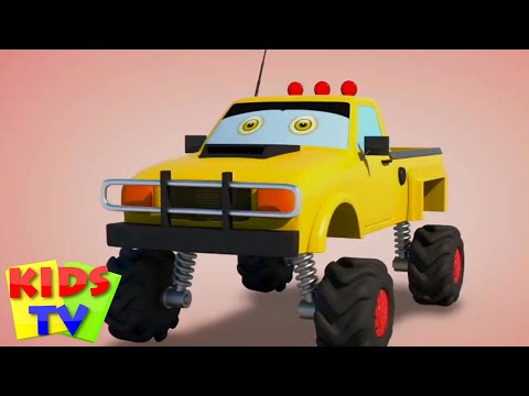 몬스터 트럭 아이들을 위한 애니메이션 <strong>차량</strong> 비디오- Kids tv <strong>korea</strong>