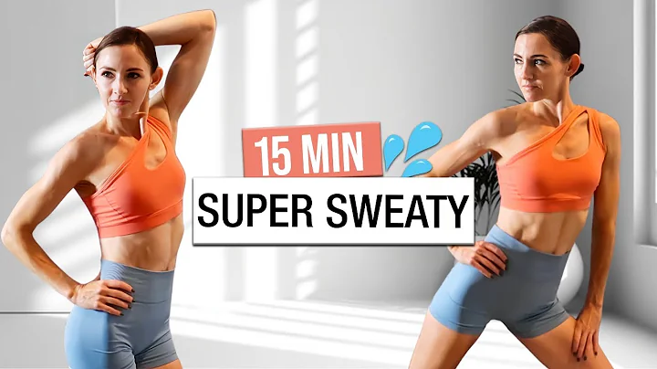 15 MIN SWEATY HIIT Workout - No Equipment, No Repeat, Killer Non-stop Cardio, Burn calories at home
