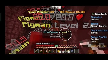 Unlock Nether And Explore Pigman City || Minecraft Cubecraft Skyblock #5